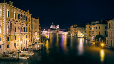Norbert Gräf, Canale Grande in Venice at night
