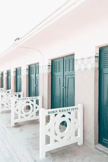 Wall art by Eva Stadler: relaxed beach atmosphere with soft pastel colors