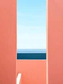 Photo art by Benjamin Quadflieg: abstract architecture in soft pastel tones