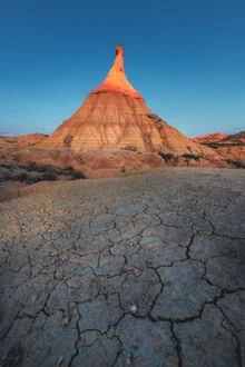 Photo art by Jean Claude Castor: Bardenas Reales in soft morning light