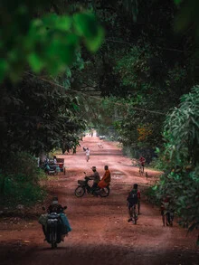 Photo art by Luca Talarico: serene rural scene in Cambodia.