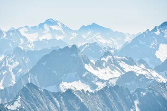 Photo art by Lotte Wildiers: gentle mountain landscape in the Zillertal