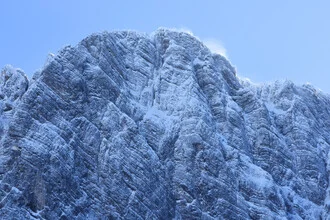 Photo art by Lotte Wildiers: gentle snow landscape in the Slovenian mountains