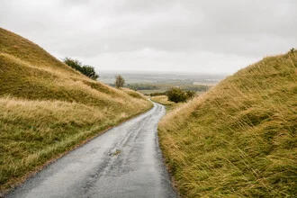 Photo art by Lotte Wildiers: countryside road in Oxford with an urban touch