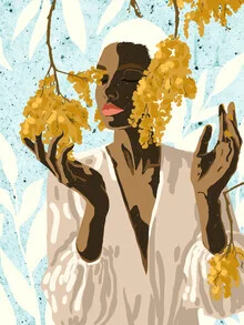 Wall art by Uma Gokhale: illustration on equality and diversity