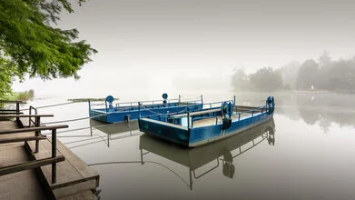 Photo art by Ronny Behnert: calm long exposure of a serene lake scene