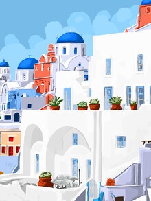 Uma Gokhale, The Santorini Vacay - Greece, Europe)