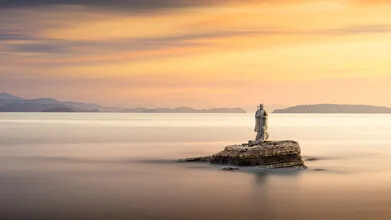 Photo art by Ronny Behnert: serene water landscape at sunrise in Japan