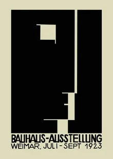 Illustration inspiriert von Bauhaus: klare Linien und harmonische Farben