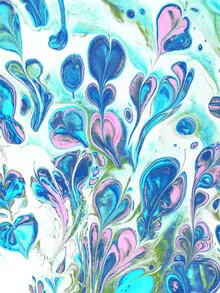 Illustration by Uma Gokhale: colorful hearts depicting love and expression