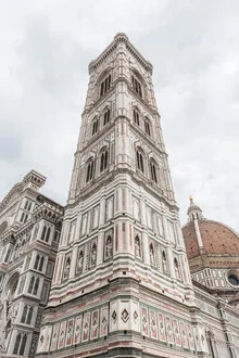 Charming photo art of the Cathedral in Florence under a blue sky