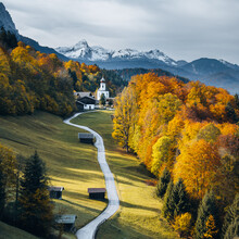 Franz Sussbauer, Wamberg near Garmisch-Partenkirchen in autumn