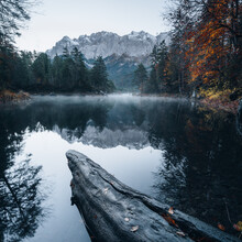 Franz Sussbauer, Morning mood at lake Eibsee