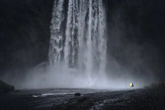 Photo art by Tillmann Konrad: Skogafoss waterfall in Icelandic nature
