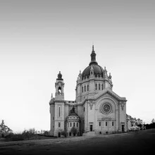 Photo art by Christian Janik: view of the Cathedral of Saint Paul at sunset.