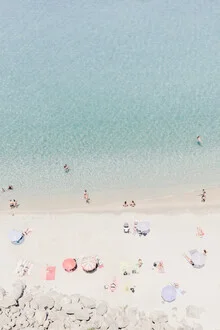 Photo art by Photolovers: relaxed beach atmosphere in Tropea, Calabria.