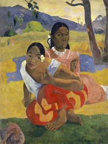 Illustration by Paul Gauguin: a scene with vibrant colors and harmonious figures