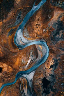 Photo art by Sergej Antoni: gentle river landscape in Norway