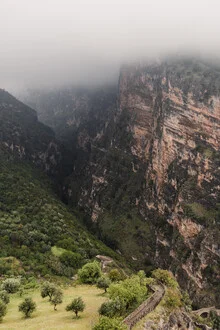Photo art by Photolovers: Clouds over the mountains of Calabria.
