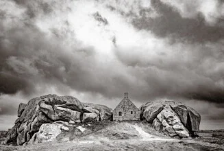 Photo art by J. Daniel Hunger: scenic landscape with clouds in Brittany
