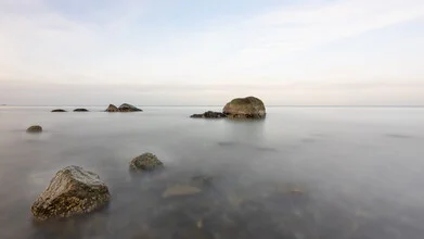 Photo art by Dennis Wehrmann: calm coastal landscape with gentle waves