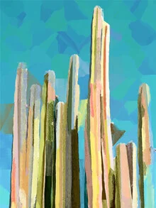 Illustration by Uma Gokhale: gentle pastel colors featuring a cactus theme