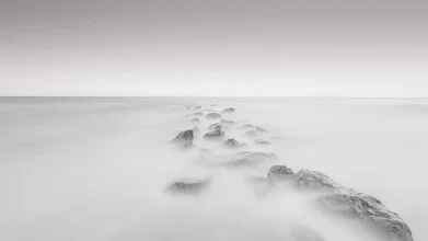 Photo art by Dennis Wehrmann: calm sea view with gentle waves