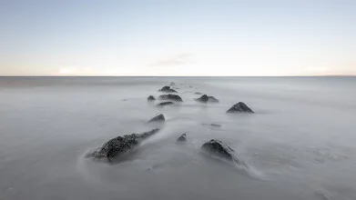Photo art by Dennis Wehrmann: calming view of the sea with gentle waves
