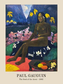Wall art by Paul Gauguin: gentle colors and harmonious composition