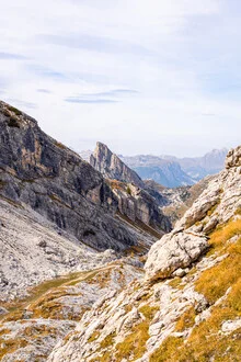 Photo art by Eva Stadler: rocky landscape in autumn with a mystical mood