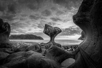 Photo art by Christoph Schaarschmidt: clouds over the Norwegian landscape