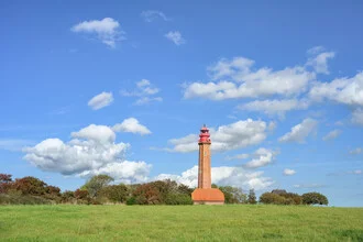 Photo art by Michael Valjak: Flügge lighthouse on the coast of Fehmarn