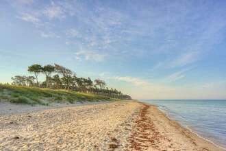 Photo art by Michael Valjak: tranquil beach landscape at Darß West Beach