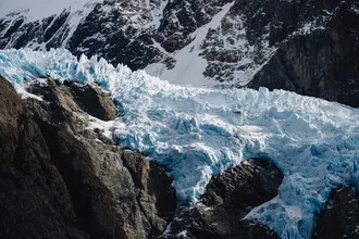 Photo art by Lina Jakobi: glacier landscape in Patagonia, Chile
