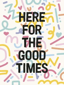 Wall art by Frankie Kerr-Dineen: vibrant illustration with a cheerful atmosphere