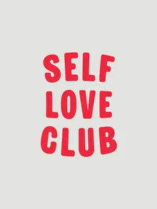 Wall art by Frankie Kerr-Dineen: illustration about self-love and positive thoughts.