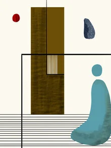 Wall art by Uma Gokhale: abstract concept art for meditation and reflection
