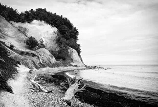 Photo art by Manuela Deigert: chalk cliffs on the Baltic Sea coast of Rügen