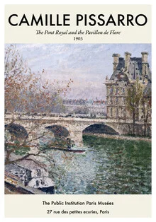 Wandbild von Art Classics: impressionistische Darstellung der Pont Royal in Paris