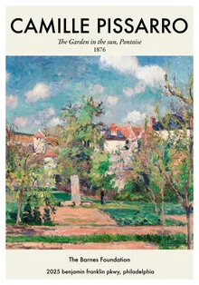Wall art by Art Classics: garden scene bathed in sunlight