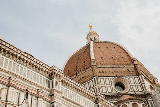 Photo art: view of the stunning dome of Florence's cathedral