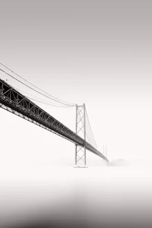 Photo art by Dennis Wehrmann: Long exposure of Ponte 25 de Abril in Lisbon