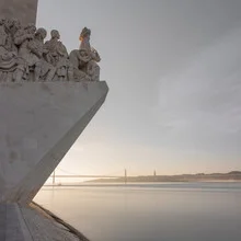 Photo art by Dennis Wehrmann: long exposure of the Padrão dos Descobrimentos in Lisbon