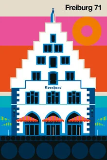 Illustration by Bo Lundberg: stylish retro design from Freiburg