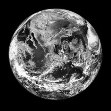 Photo art by Nasa Visions: Earth from space in soft colors and clear details