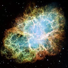 Photo art by Nasa Visions: captivating image of a nebula in space