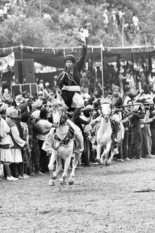 Photo art by Jagdev Singh: traditional race filled with joy and speed