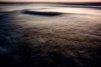 Wall art by Tal Paz-fridman: calm coastal landscape at twilight