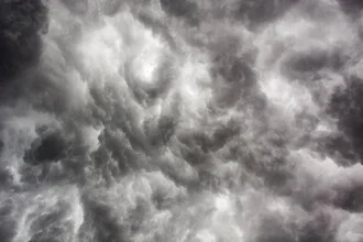 Photo art by Tal Paz-fridman: stormy sky over a dramatic landscape