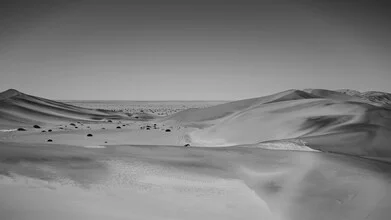 Photo art by Dennis Wehrmann: gentle dunes of the Namib Desert at sunset